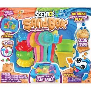Scentos Scented No Mess Indoor/Outdoor Easy Store Sand Box Toy - 3+